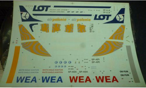 Decalque Avi�o Polskie Air Polonia LOT